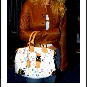 Vintage Louis Vuitton x Murakami Monogram Multicolor Speedy 30💚❤️💛💙#LV #Fendi